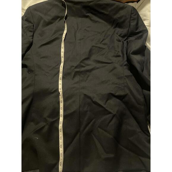 Ralph Lauren Blazer  Mens 38S Black Lined Single Vent 2 Gold Buttons White Label - Picture 6 of 7